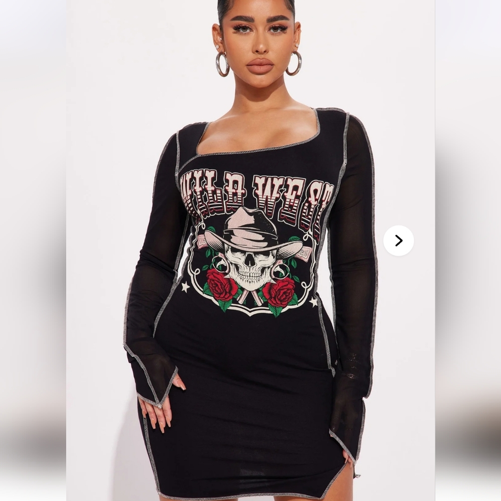 Wild West Black Dress